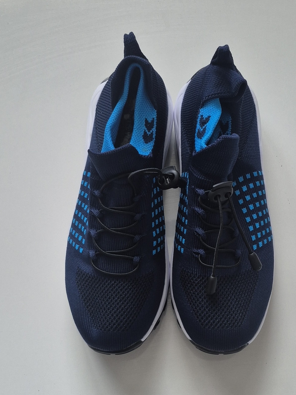 Comfort Wear Men's Navy/Blue/White Lace Up Low Top Athletic Sneakers Rubber